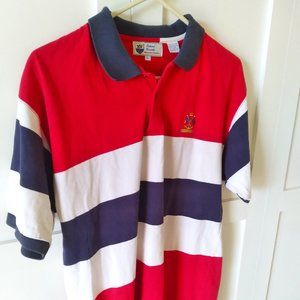 Island Casuals, 100% Cotton size Large, short Sleeve Polo, Bermuda